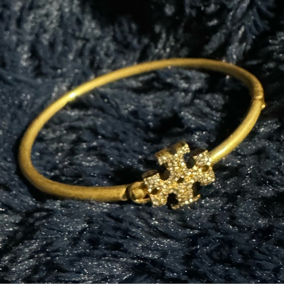 Tory Burch bracelet gold Tory Burch logo with diamond matte finish - Picture 10 of 10